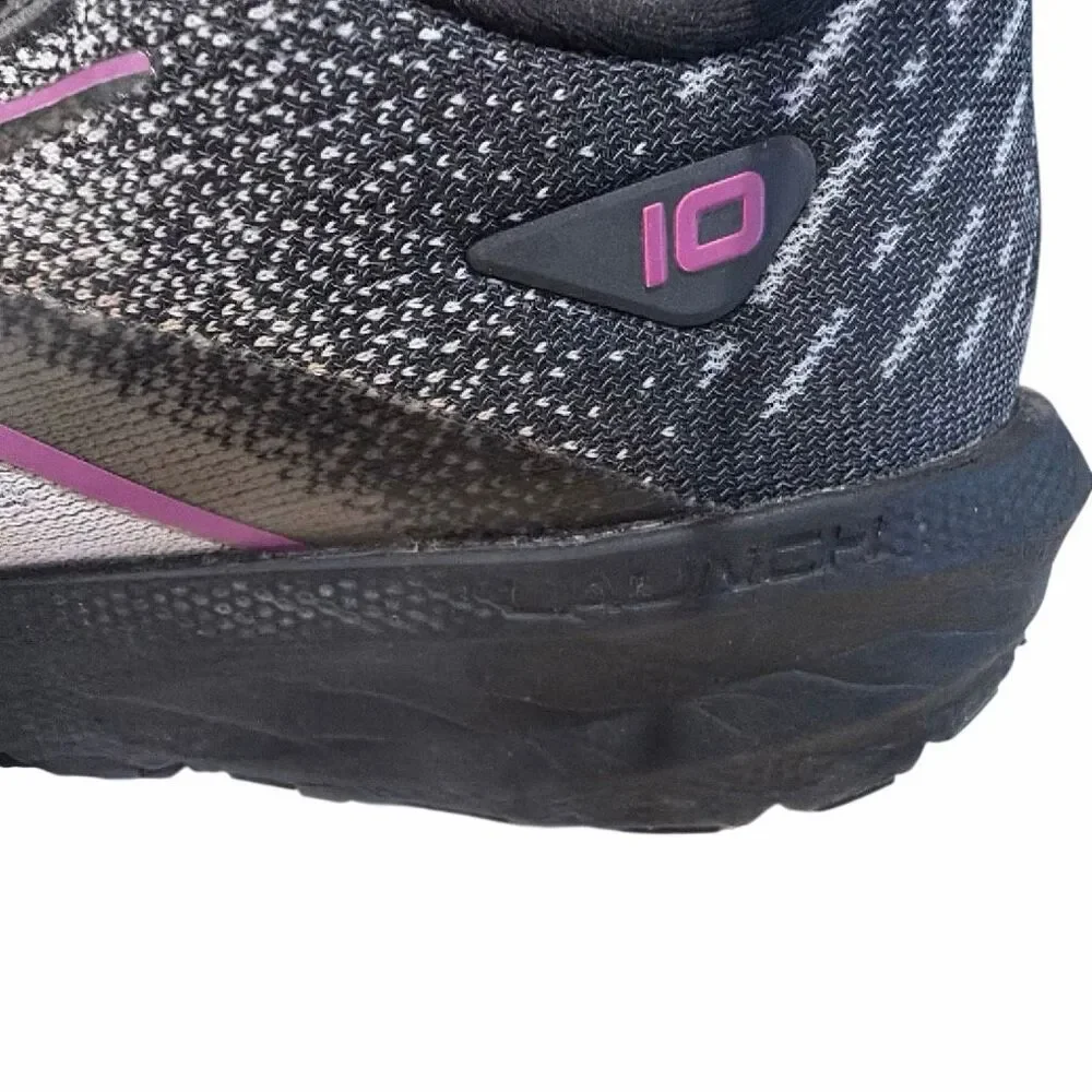 Brooks Launch 10 Women’s Running Shoes White Black Athletic Sneakers Size 7.5